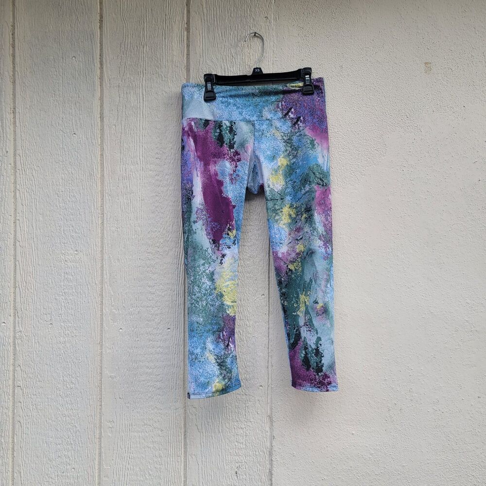 Onzie tie dyed cropped leggings Wmns Sz S/M